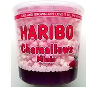 Haribo Chamallows Minis rose et blanc Tub - 2 x 475gm