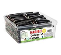 HARIBO - Cocobat - Bonbons Réglisse - Sans Colorants Artificiels - Boîte De 150 Bonbons
