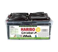 HARIBO - Cocobat - Bonbons Réglisse - Sans Colorants Artificiels - Boîte De 150 Bonbons
