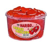 Haribo Coeurs d'amour Gomme fruitée 150 pièces