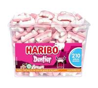 Haribo Dentier – Bonbons pour Halloween sans colorants artificiels – Boîte 210 bonbons