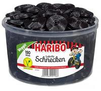 Haribo Escargots 150 pièces en boîte ronde, 1500g