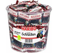 Haribo Escargots à la réglisse en mini-sachet Classique Veggie 100 pièces