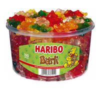 Haribo Oursons, 3 x 150 pièces en boîtes rondes, 1200g chacune