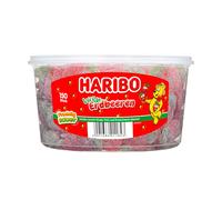 Haribo Fraises Sauvages Acides 150 Pièces Acide Pétillant 1200g