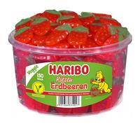 Haribo Géant Fraises Gommes de Fruits Gelatinefrei Légumes
