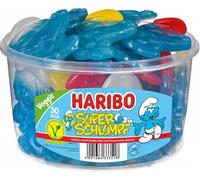 Haribo grand super schtroumpf sans gluten veggie 1440g paquet de 3