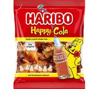 Haribo Happy Cola Bouteilles de gomme fruitée au goût de cola 175g