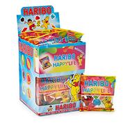 HARIBO Happy Life Assortiment de Bonbons Gélifiés Prêt à Vendre de 30 Sachets-40g - total 1,2kgs