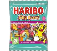 Haribo Jelly Beans Lot de 12 sachets de bonbons aux saveurs amusantes 160 g