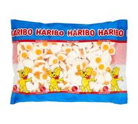Haribo Oeufs à la casserole, bonbons gommeux, goût fruits, parfaits pour les fêtes et les doux moments de détente - 1,5 kg