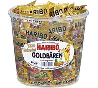 HARIBO Oursons d'or boîte, 2 x 100 mini-sachets, (2 x 980g)