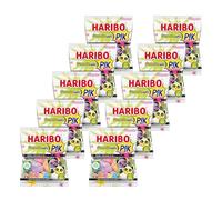 HARIBO - PandaWAI PIK - Bonbons Piquants - Sans Colorants Artificiels - 6 Goûts Différents - Sachets - 10 x 100 g