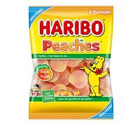 Haribo Peaches Bonbons Goût Pêche, 250g