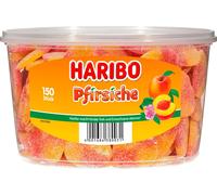 Haribo Pêches gélifiées aux fruits au goût de pêche 1350g