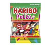 HARIBO - Polka - Assortiment De Bonbons - Sans Colorants Artificiels - Sachet 500 g