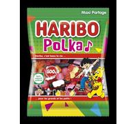 HARIBO - Polka - Assortiment De Bonbons - Sans Colorants Artificiels - Maxi Sachet 500 g