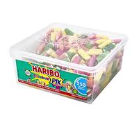 HARIBO - Rainbow Pik - Bonbons Piquants Sans Colorants Artificiels & Sans Gélatine - Boîte de 250 Bonbons