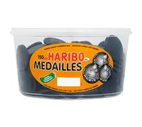 Haribo Reglisse | Médailles De La Réglisse | Reglisse Bonbon Haribo | Bonbon Haribo | 150 Pack | 1200 Gramme Total