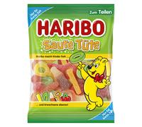Haribo sac acide super acide figures de gomme de fruits colorés 175g