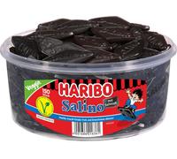 HARIBO - Salino Réglisse - Salmiak - Boîte de 150 pièces
