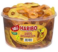 Haribo Sucettes sucrées 150 pièces en boîte ronde