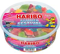 Haribo Summer Festival Gommes aux fruits en partie avec sucre mousseux 750g