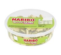 HARIBO Terrific Turtles - 150 pièces de bonbons gélifiés fruités - Pot de 480g