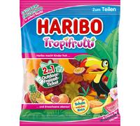 Haribo Tropi Frutti Gomme aux fruits goûts tropicaux 175g
