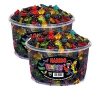 HARIBO Vampire, paquet de 2, gomme de vin aux fruits avec réglisse, confiserie 2 x 150 pièces