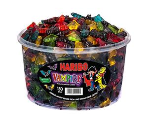 Haribo Vampis boîte ronde 150 pièces 1200g