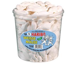 Haribo Weisse souris Dose, 2-pack (2 x 1050g)