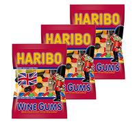 HARIBO Wine Gums, Lot de 3, Caoutchouc - Babyours - Vin en Caoutchouc, Fruit Caoutchouc en Sachet, Pochette, 200 g