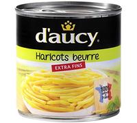 HARICOTS BEURRE EXTRA FINS 220G, D'AUCY, LOT DE 5