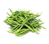 Haricots de guar 1 kg (haricots de guar) - Légumes indiens | Idéal pour les currys, les plats de poêle et la cuisine traditionnelle avec autocollant Kajal