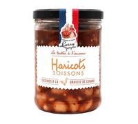 Haricots Soissons Cuisinés à la Graisse de Canard Lucien Georgelin Le bocal de 830g