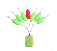 Haricots spatiaux de pêche en mousse de silicone type olive cylindrique pour un fonctionnement efficace et une protection de la ligne de pêche en plusieurs techniques (D)