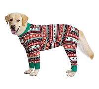 Harikaji Combinaison de convalescence pour chien, couverture complète, pyjama anti-léchage à quatre pattes, vêtement doux de protection des articulations pour chiens de taille moyenne et grande