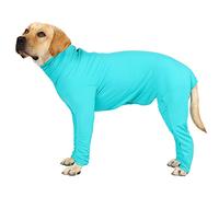 Harikaji Combinaison de convalescence pour chien, mâle, couverture complète après une chirurgie, alternative au collier électrique, chemise apaisante pour l'anxiété (bleu, taille XS)