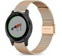 Harikiri 18mm Métal Bracelet pour Garmin Venu 3S/2S/Vivoactive 4S/3S,Forerunner 265S/255S/255S Music,Fossil Women's Gen 6 42mm/5E 42mm/Women's Gen 4 Sport