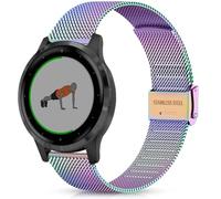 Harikiri 18mm Métal Bracelet pour Garmin Venu 3S/2S/Vivoactive 4S/3S,Forerunner 265S/255S/255S Music,Fossil Women's Gen 6 42mm/5E 42mm/Women's Gen 4 Sport
