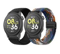 Harikiri 2 Lot Bracelet Magnétiques Tissés Compatibles avec COROS PACE 3/APEX 2 PRO/APEX PRO/APEX 46 mm pour Hommes et Femmes, Respirants et Réglables (Multicolores)