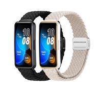 Harikiri 2 Lot Bracelet Magnétiques Tissés Compatibles avec Huawei Band 8/9/10 pour Hommes et Femmes, Respirants, Réglables (Multicolores)