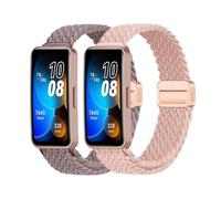 Harikiri 2 Lot Bracelet Magnétiques Tissés Compatibles avec Huawei Band 8/9/10 pour Hommes et Femmes, Respirants, Réglables (Multicolores)