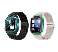 Harikiri 2 Lot Bracelet Magnétiques Tissés Compatibles Avec imoo Watch Phone Z7/Z6/Z1, Respirants, Réglables pour Les enfants, Filles et Garçons