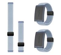 Harikiri 2 Pièces Compatible avec Amazfit Helio Bracelet Nylon Extensible à Attache Rapide pour Cheville Poignet, pour Garmin Venu 3/4 45mm/Venu 2 Vivoactive 4, Forerunner 255/265 pour Hommes Femmes