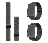 Harikiri 2 Pièces Compatible avec Amazfit Helio Bracelet Nylon Extensible à Attache Rapide pour Cheville Poignet, pour Garmin Venu 3/4 45mm/Venu 2 Vivoactive 4, Forerunner 255/265 pour Hommes Femmes