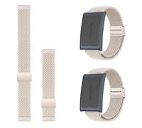 Harikiri 2 Pièces Compatible avec Amazfit Helio Bracelet Nylon Extensible à Attache Rapide pour Cheville Poignet, pour Garmin Venu 3/4 45mm/Venu 2 Vivoactive 4, Forerunner 255/265 pour Hommes Femmes