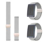 Harikiri 2 Pièces Compatible avec Amazfit Helio Bracelet Nylon Extensible à Attache Rapide pour Cheville Poignet, pour Garmin Venu 3/4 45mm/Venu 2 Vivoactive 4, Forerunner 255/265 pour Hommes Femmes