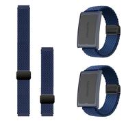 Harikiri 2 Pièces Compatible avec Amazfit Helio Bracelet Nylon Extensible à Attache Rapide pour Cheville Poignet, pour Garmin Venu 3/4 45mm/Venu 2 Vivoactive 4, Forerunner 255/265 pour Hommes Femmes